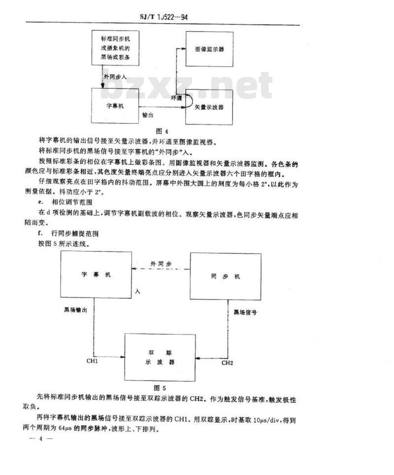 SJ/T 10522-1994 字幕信号发生器通用技术条件