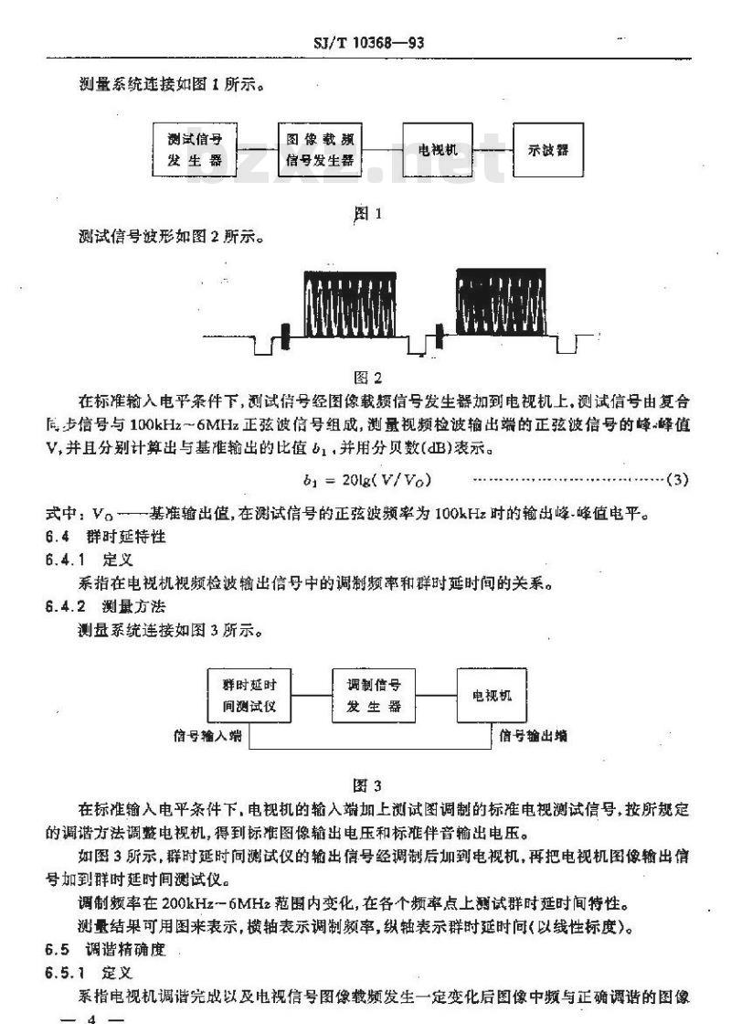 SJ/T 10368-1993 图文电视广播接收机基本参数及测量方法