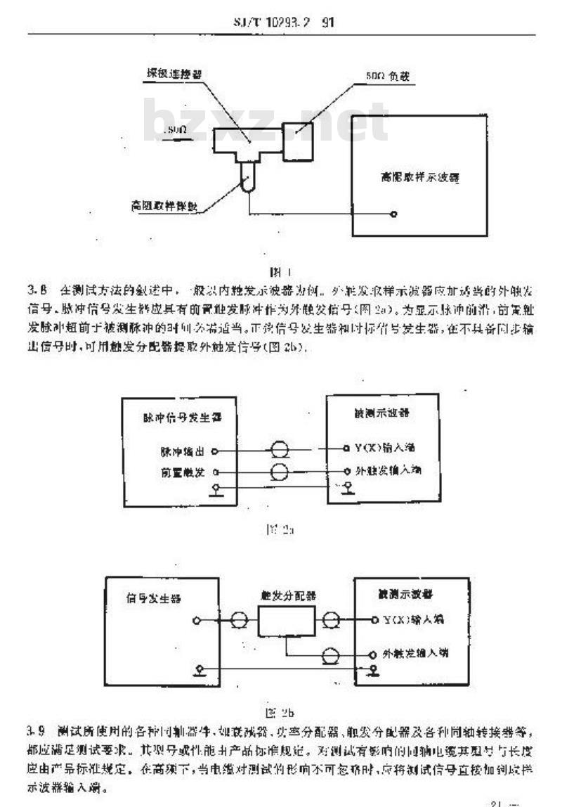 SJ/T 10293.2-1991 取样示波器测试方法