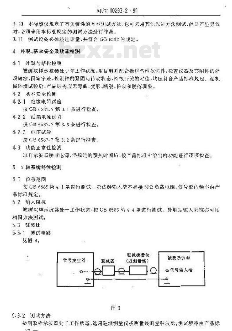 SJ/T 10293.2-1991 取样示波器测试方法