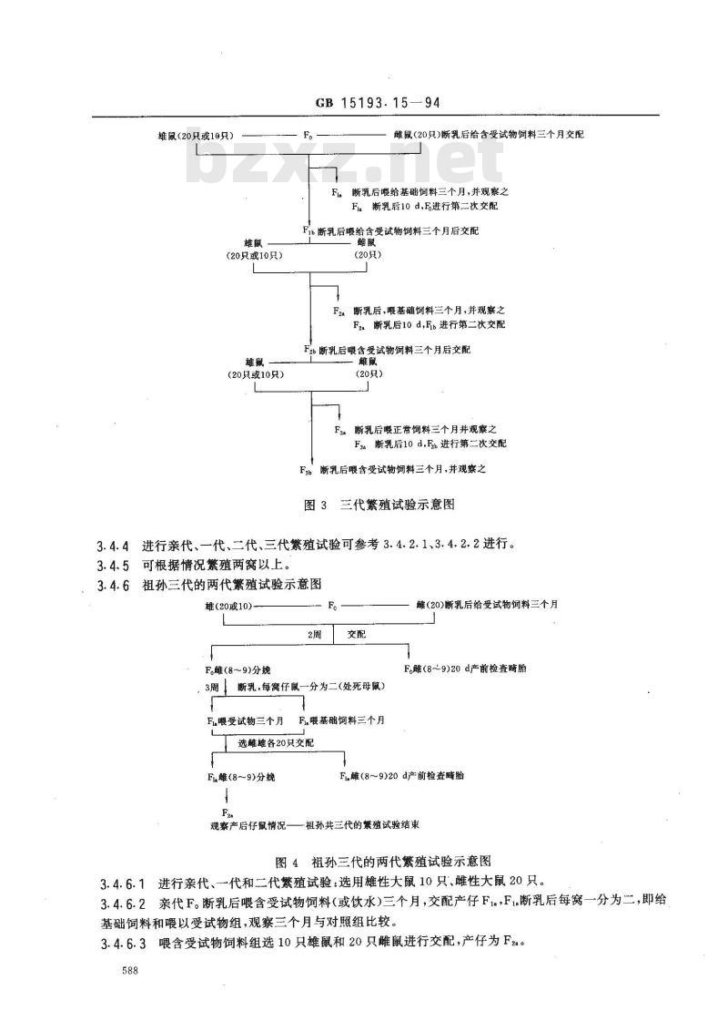 GB 15193.15-1994 繁殖试验