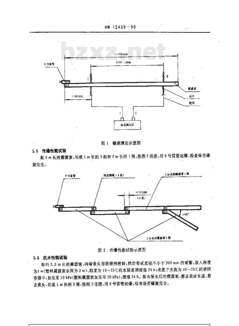 GB/T 12439-1990 震源导爆索