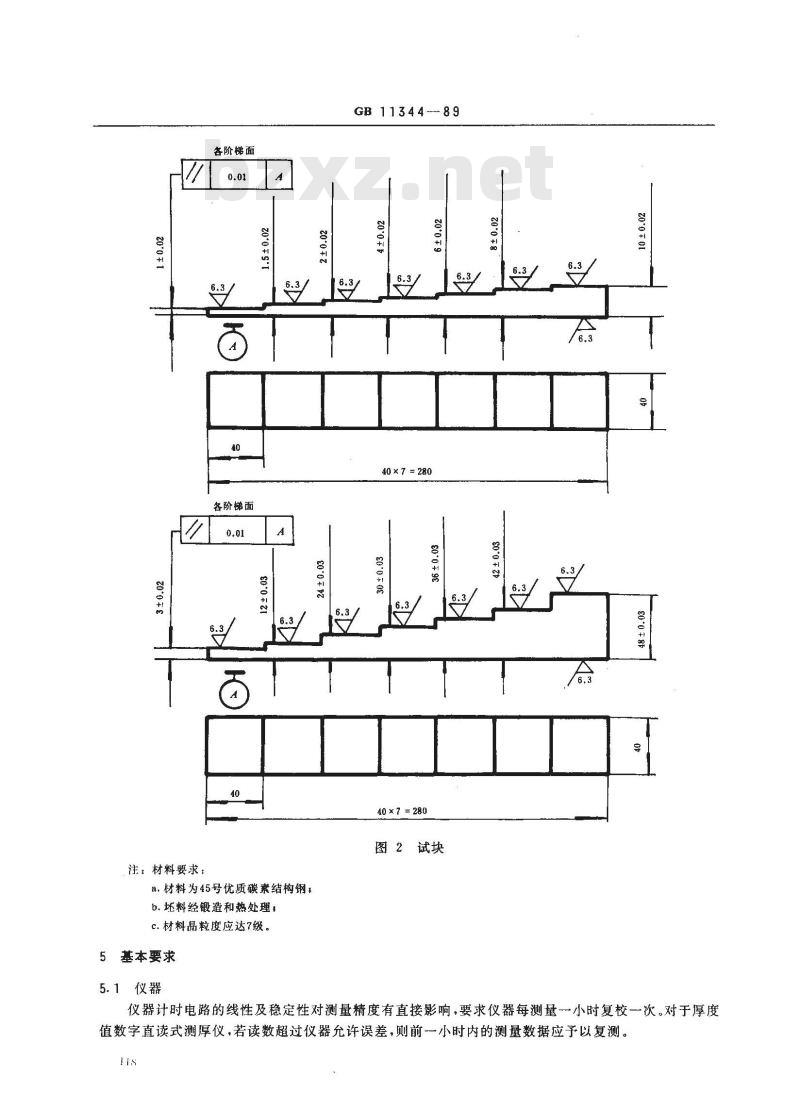 GB 11344-1989 接触式超声波脉冲回波法测厚