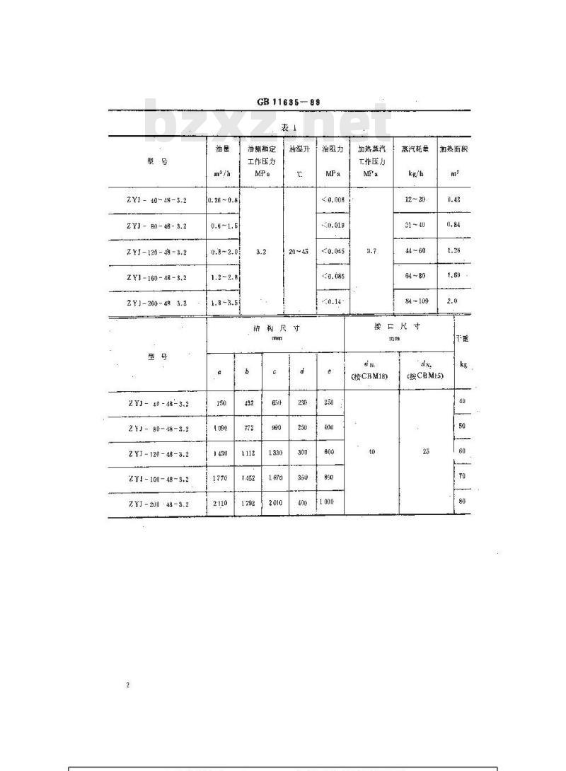 GB 11635-1989 船用针形管油加热器