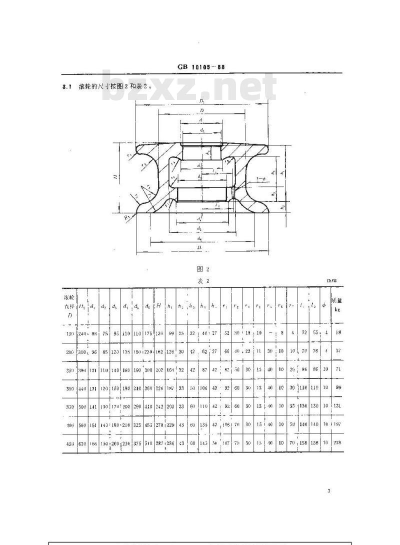 GB 10105-1988 船用导缆滚轮