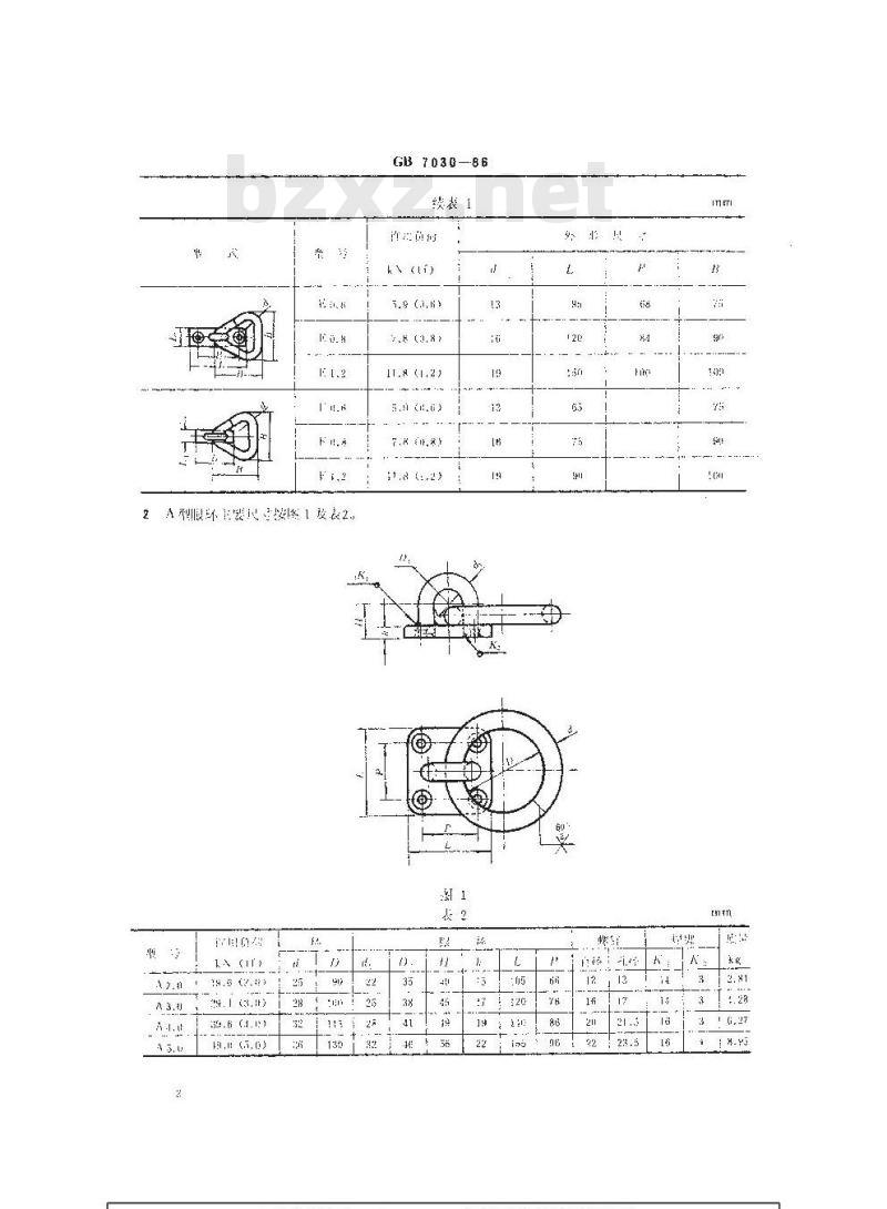 GB 7030-1986 船用眼环
