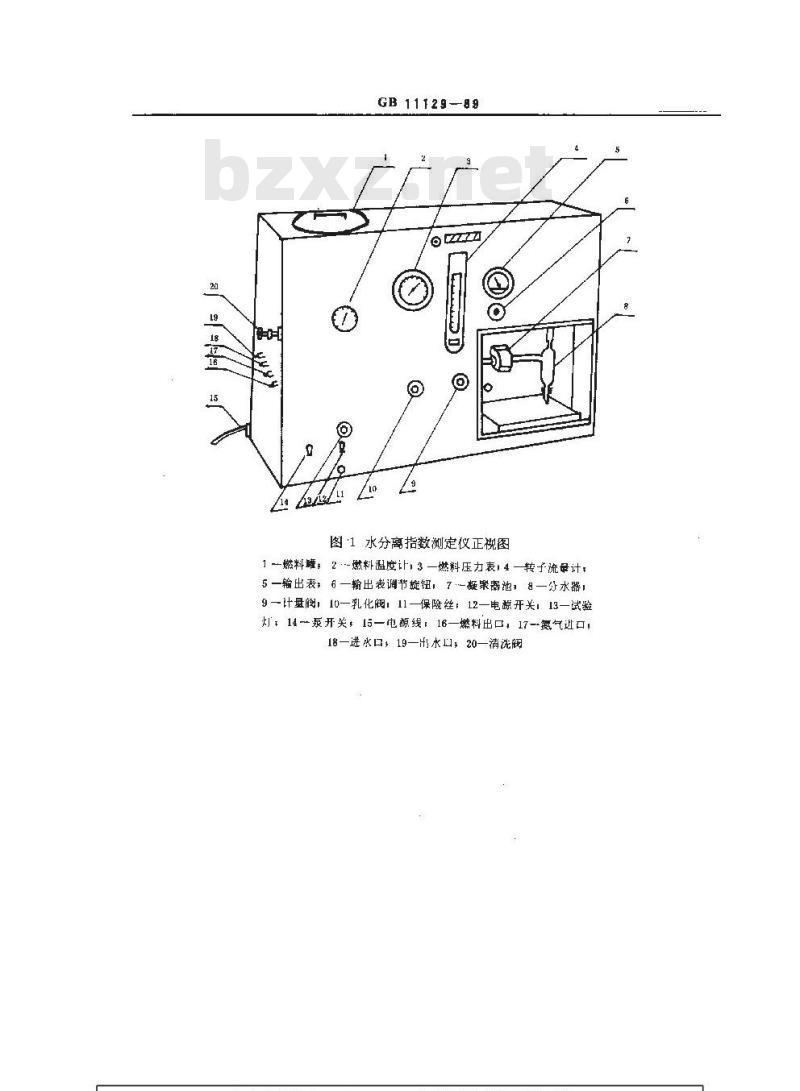 GB/T 11129-1989 喷气燃料水分离指数测定法