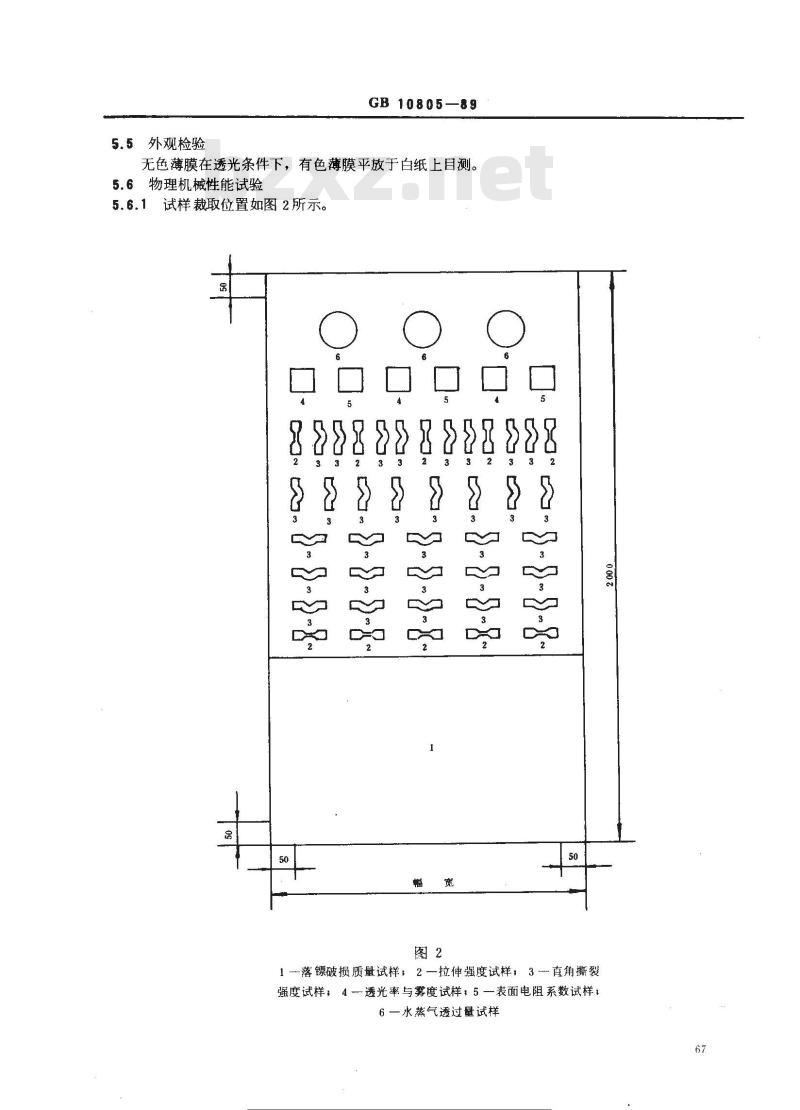 GB/T 10805-1989 食品包装用硬质聚氯乙烯薄膜