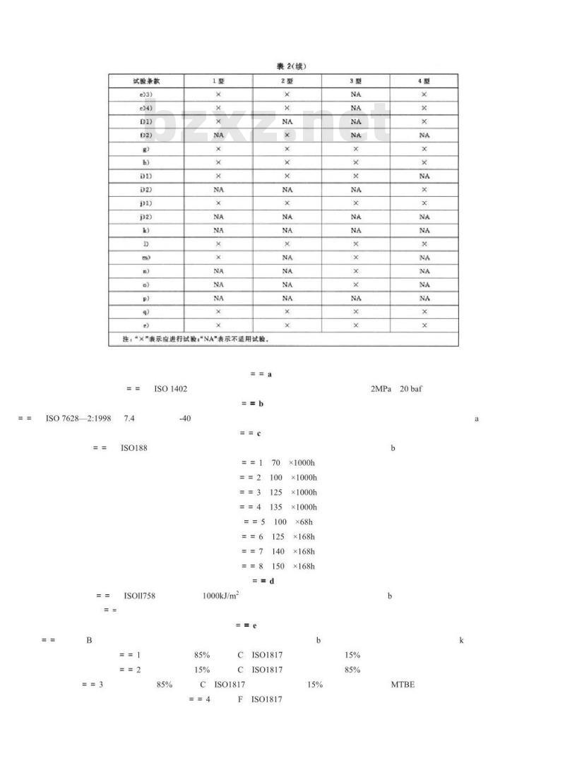 GB/T 20462.1-2006 汽车用热塑性非增强软管和软管 第1部分: 非燃油用