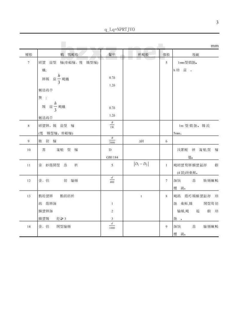 TB/T 1357-1992 铁路货场门式起重机技术条件