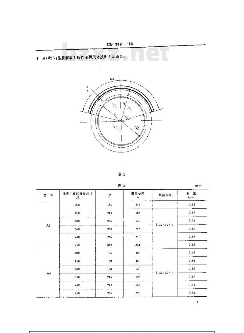 GB 3891-1983 船用钢质眉毛板