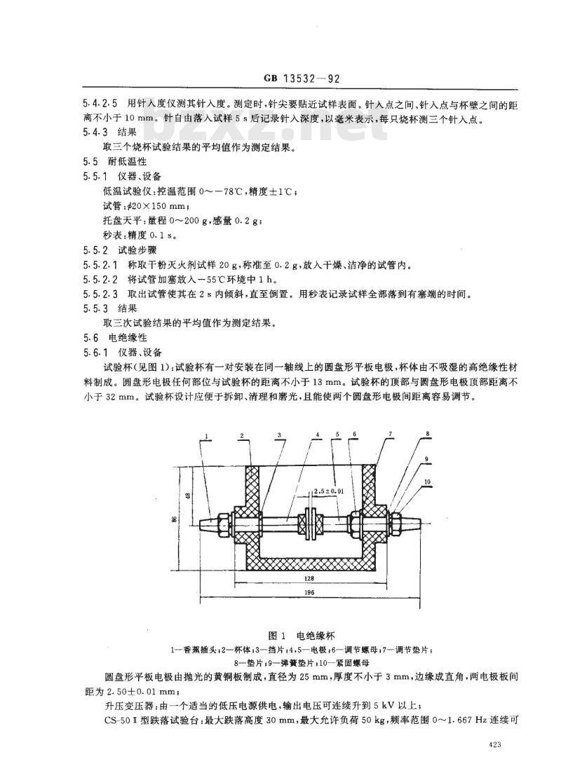 GB 13532-1992 干粉灭火剂通用技术条件