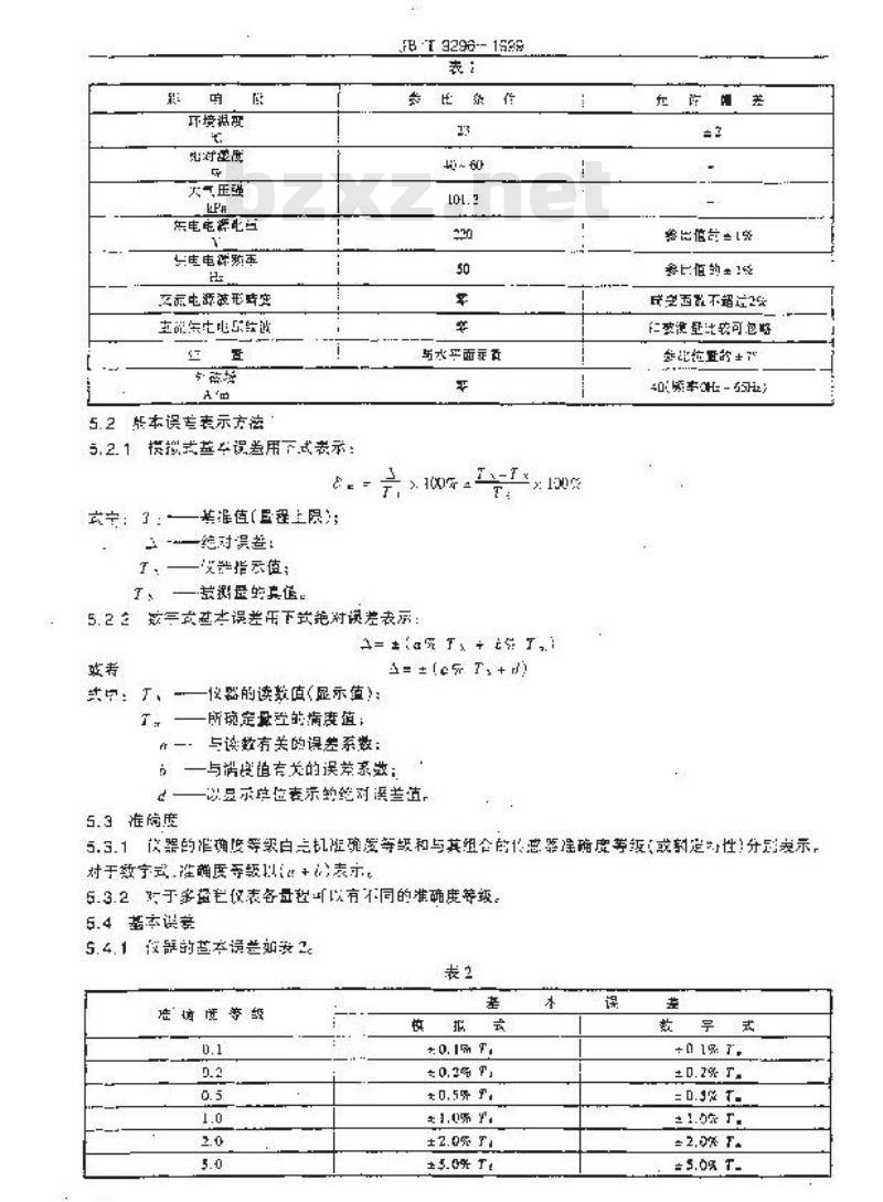 JB/T 9296-1999 霍尔效应磁强计