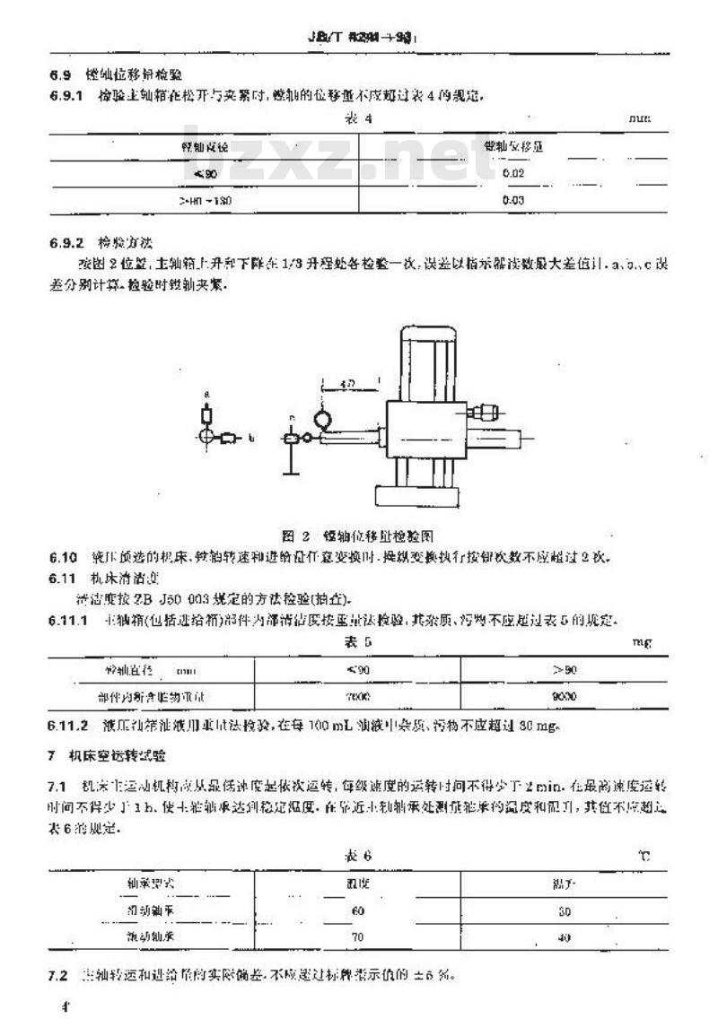 JB/T 4241-1993 卧式铣镗床 技术条件