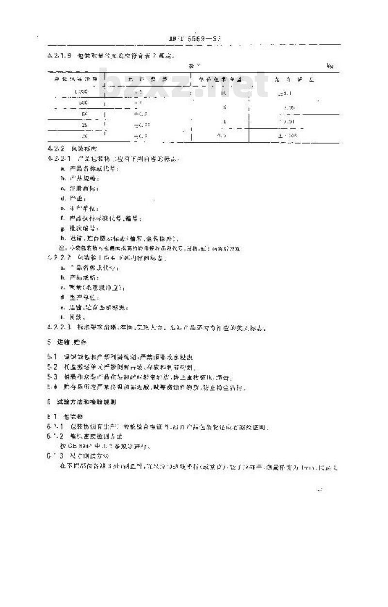 JB/T 6569-1993 普通磨料包装