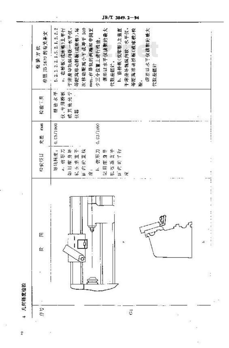 JB/T 3849.2-1994 仿形车床 精度