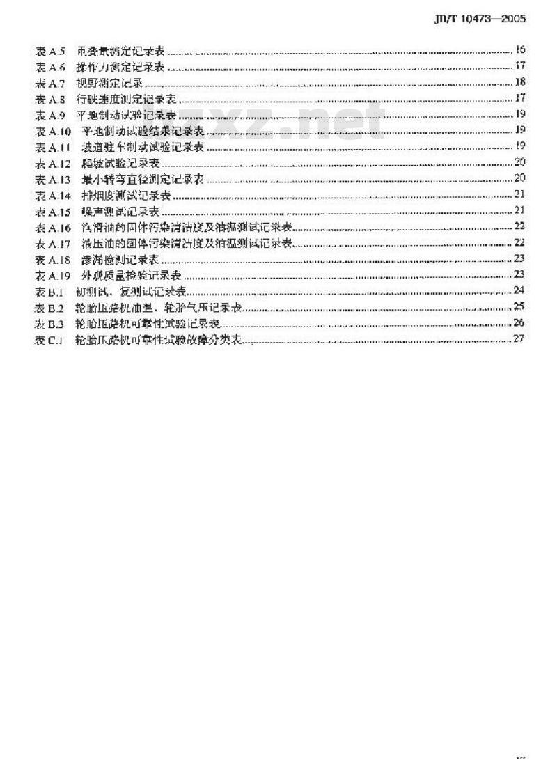 JB/T 10473-2005 轮胎压路机