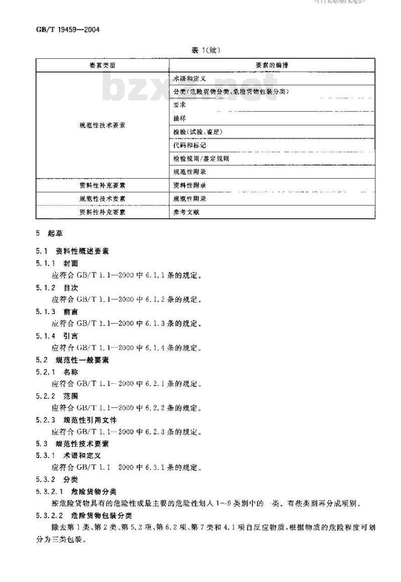 GB/T 19459-2004 危险货物及危险货物包装检验标准基本规定