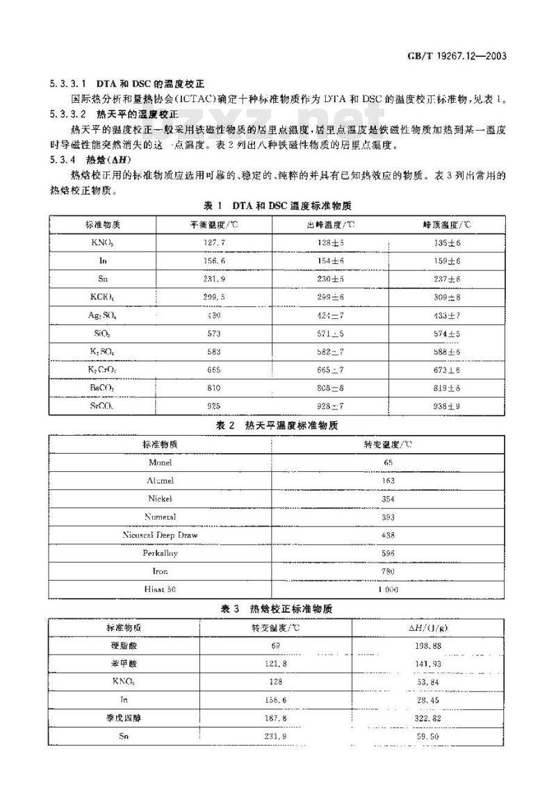 GB/T 19267.12-2003 刑事技术微量物证的理化检验 第12部分: 热分析法