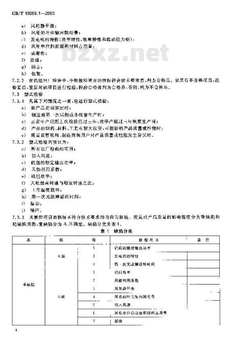 GB/T 19068.1-2003 离网型风力发电机组 第1部分: 技术条件
