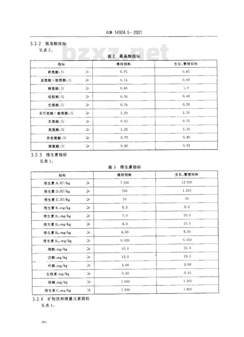GB 14924.5-2001 实验动物 豚鼠配合饲料