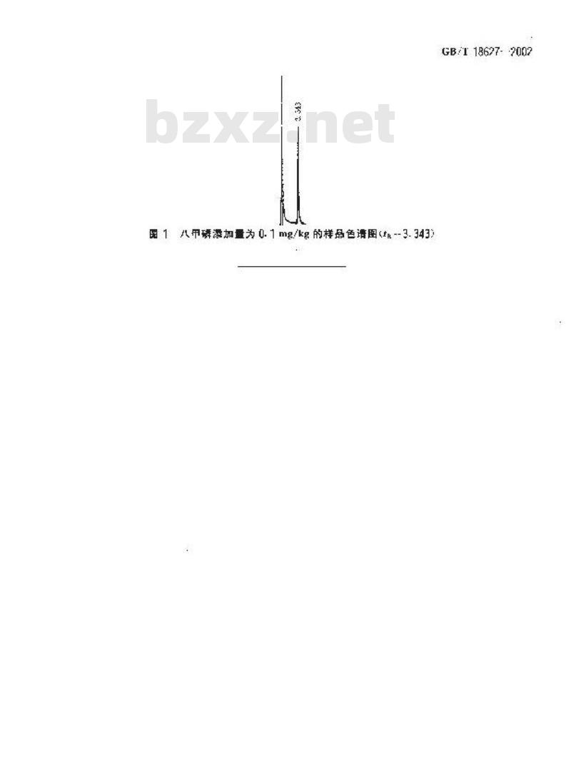 GB/T 18627-2002 食品中八甲磷残留量的测定方法