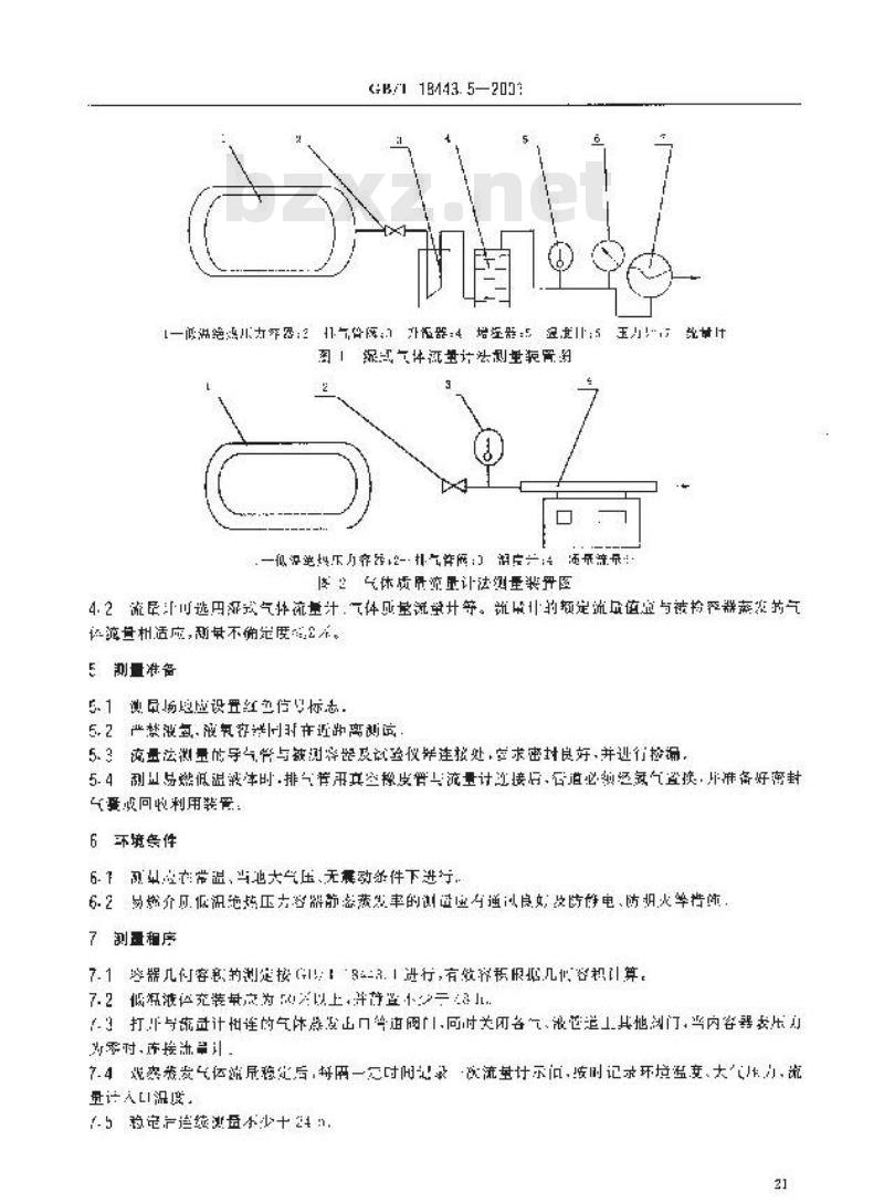 GB/T 18443.5-2001 低温绝热压力容器试验方法 静态蒸发率测量