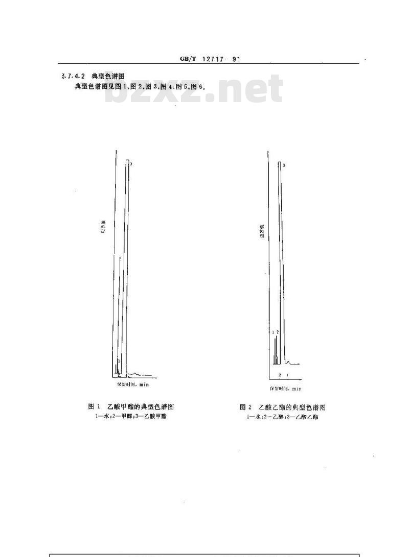 GB/T 12717-1991 工业乙酸酯类试验方法
