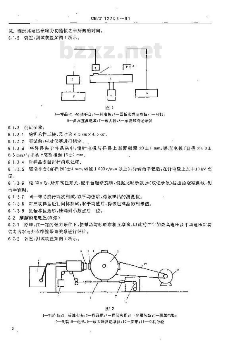 GB/T 12703-1991 纺织品静电测试方法