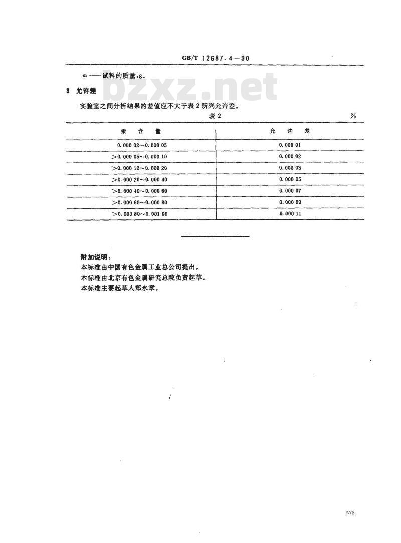 GB/T 12687.4-1990 农用硝酸稀土化学分析方法 火焰原子吸收光谱法测定汞含量