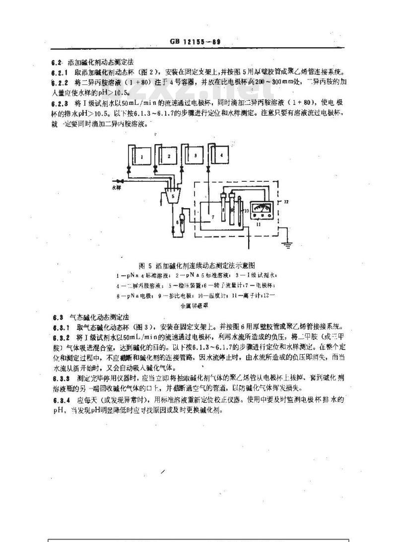 GB/T 12155-1989 锅炉用水和冷却水分析方法 钠的测定 动态法