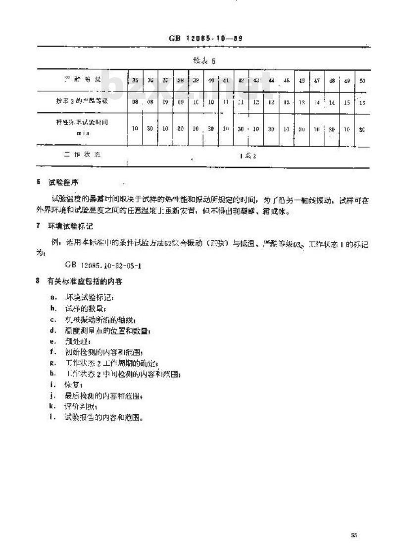 GB 12085.10-1989 光学和光学仪器环境试验方法 综合振动(正弦)与高温或低温