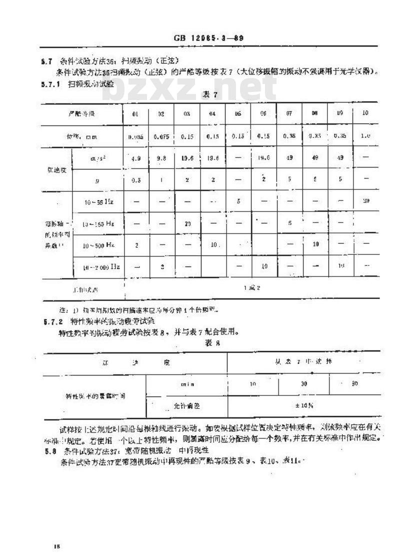 GB 12085.3-1989 光学和光学仪器环境试验方法 机械作用力