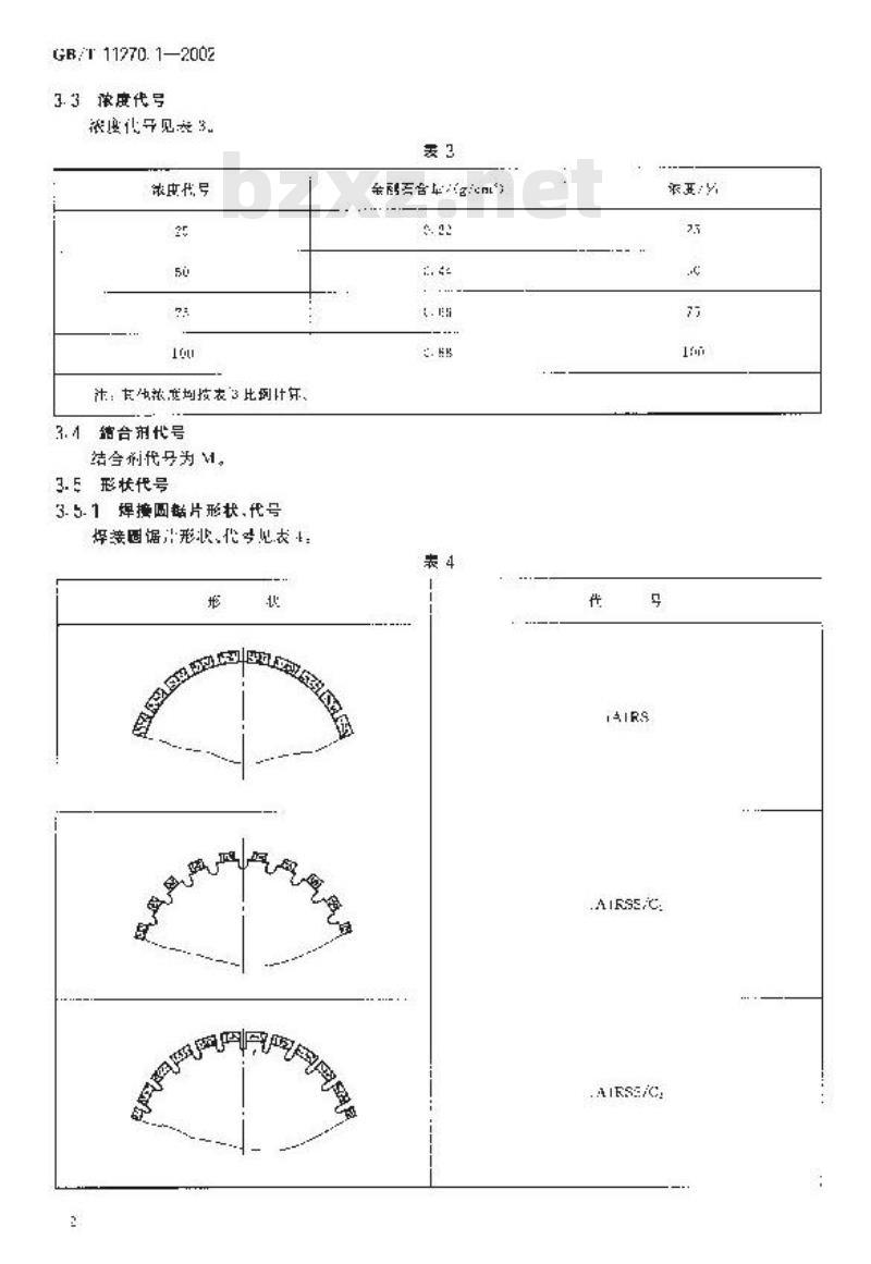 GB/T 11270.1-2002 超硬磨料制品 金刚石圆锯片 第1部分: 焊接锯片
