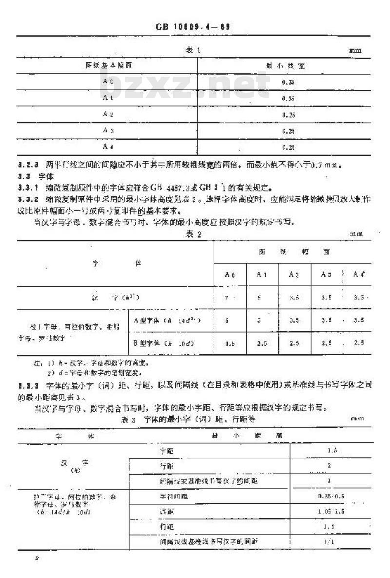 GB/T 10609.4-1989 技术制图 对缩微复制原件的要求