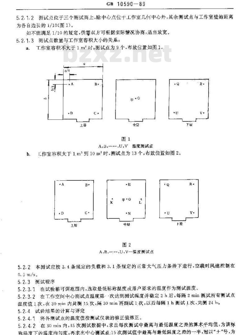 GB/T 10590-1989 低温/低气压试验箱技术条件
