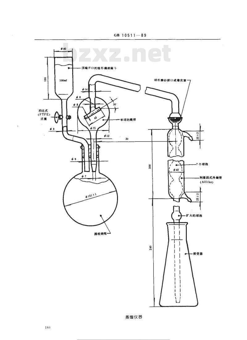 GB 10511-1989 硝酸磷肥中总氮含量的测定 蒸馏后滴定法
