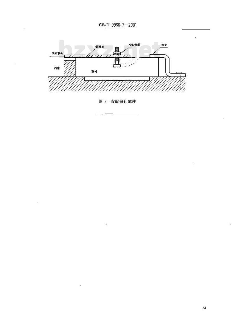 GB/T 9966.7-2001 天然饰面石材试验方法 第7部分：检测板材挂件组合单元挂装强度试验方法