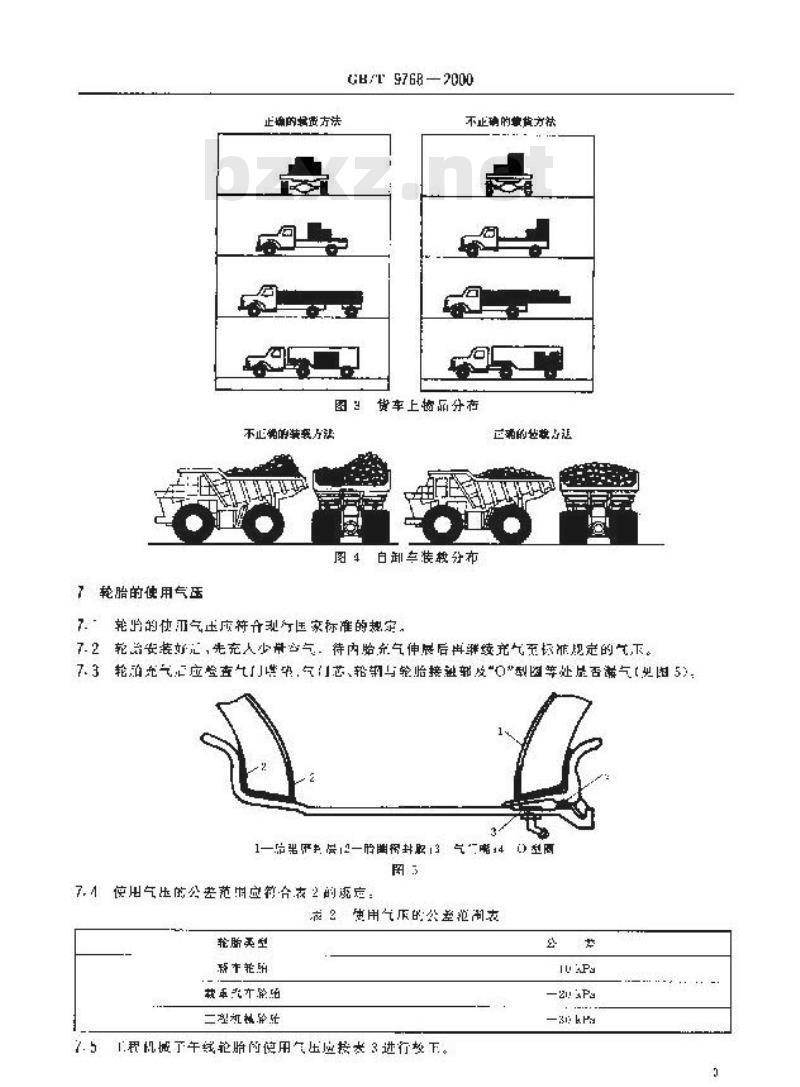 GB/T 9768-2000 轮胎使用与保养规程