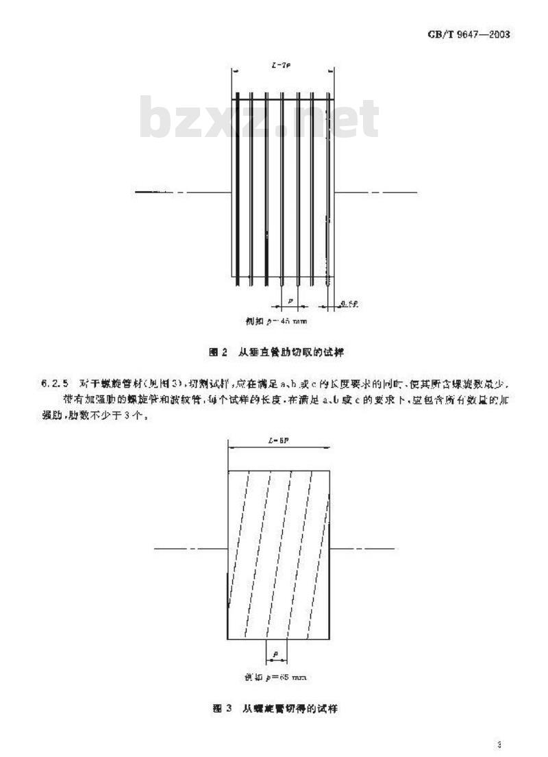 GB/T 9647-2003 热塑性塑料管材 环刚度的测定