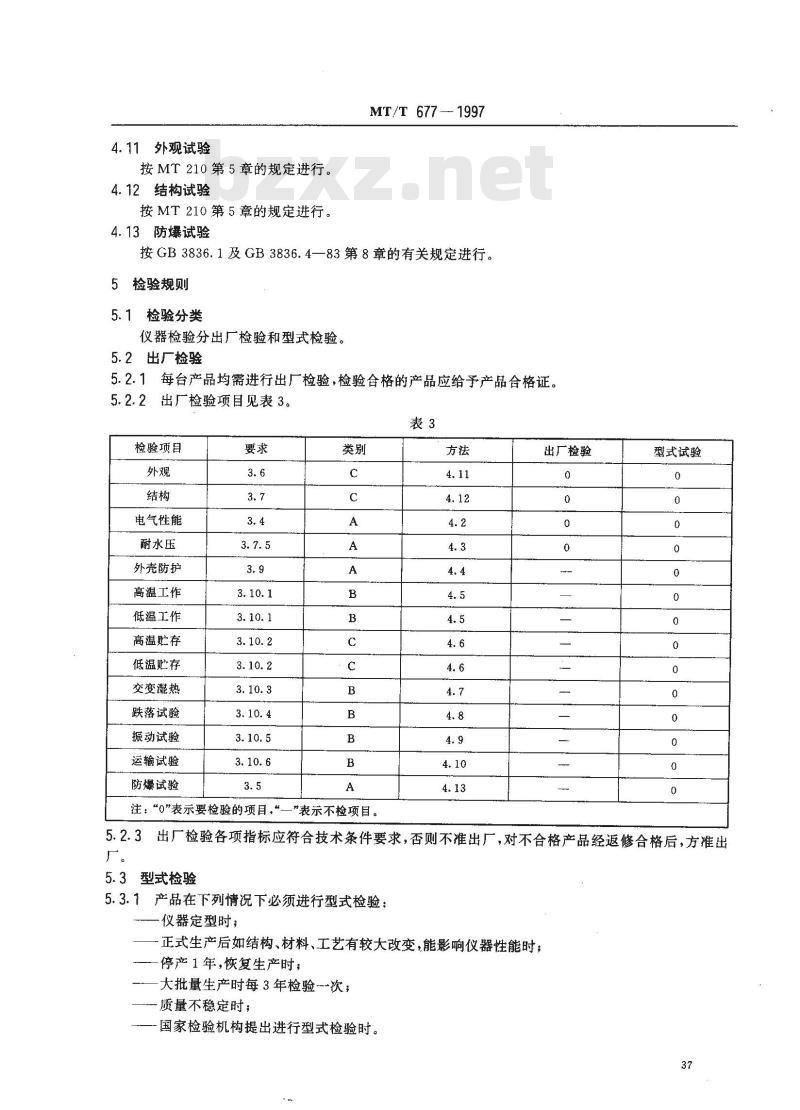 MT/T 677-1997 矿用全方位钻孔测斜仪通用技术条件