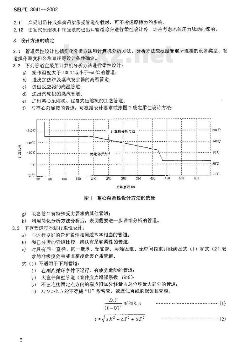SH/T 3041-2002 石油化工管道柔性设计规范