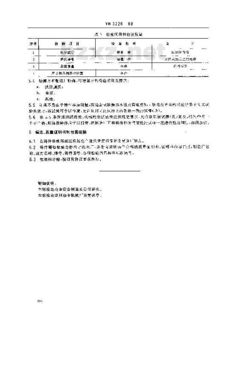YB 3226-1988 高铬抗磨铸铁衬板技术条件