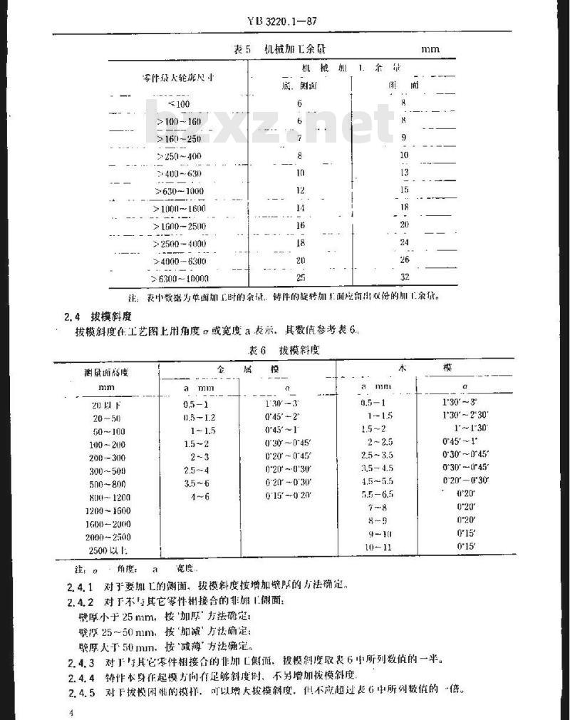 YB/T 3220.1-1987 宝钢二高炉设务制造通用技术条件 铸钢件