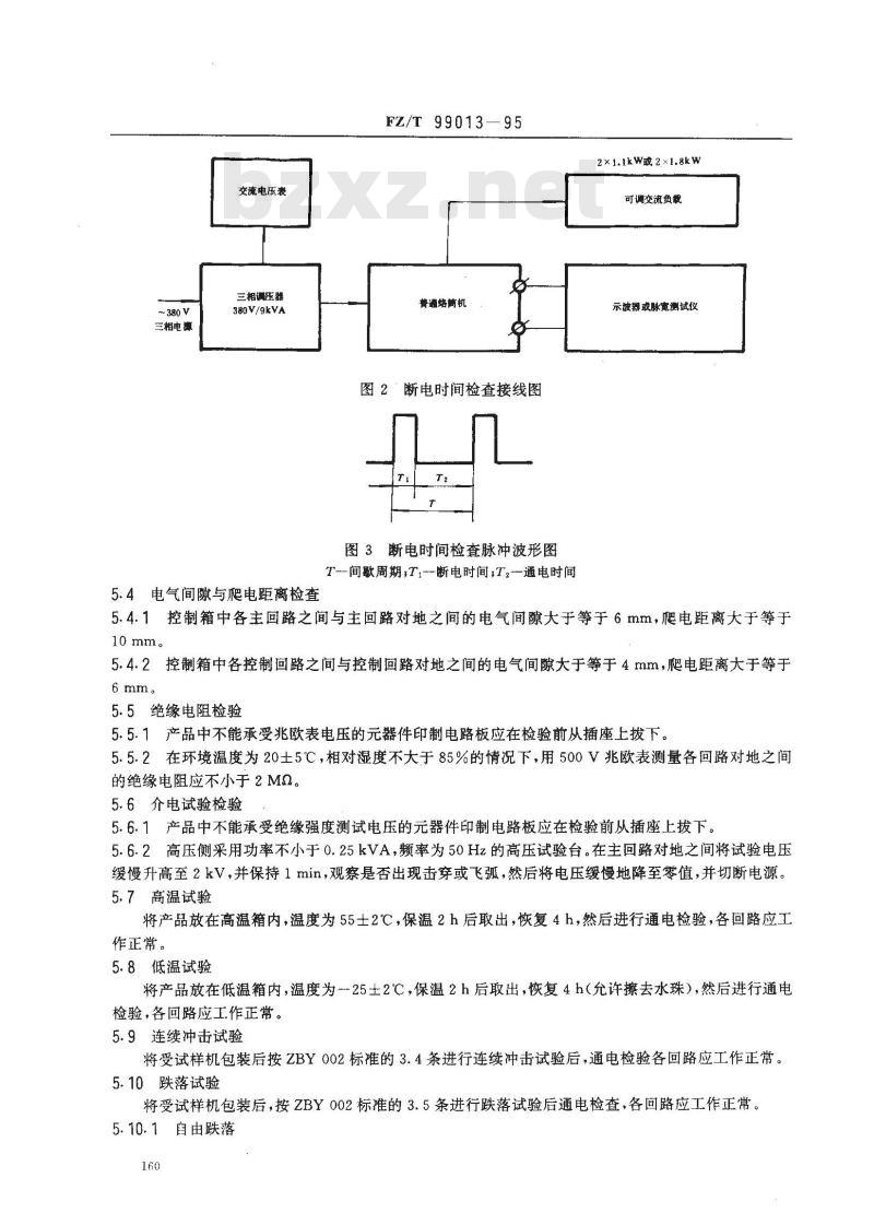 FZ/T 99013-1995 普通络筒机用控制箱