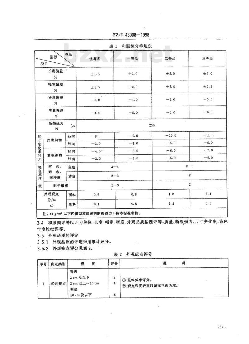 FZ/T 43008-1998 和服绸