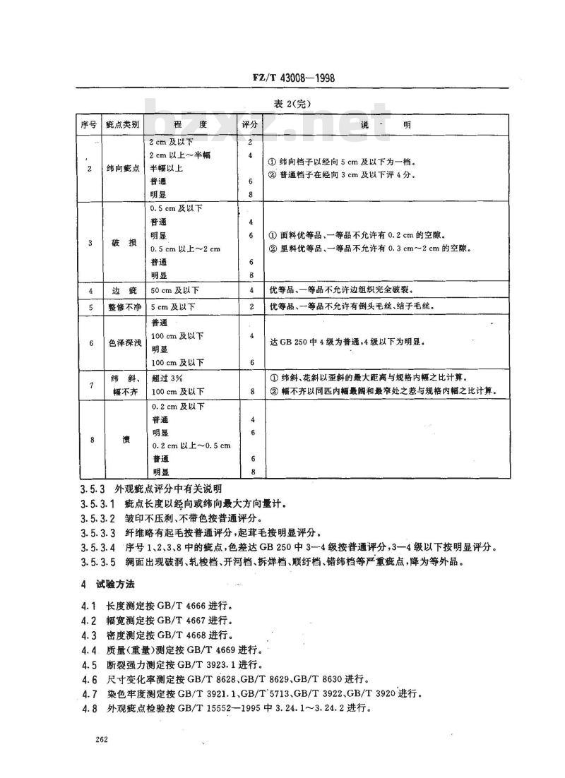 FZ/T 43008-1998 和服绸