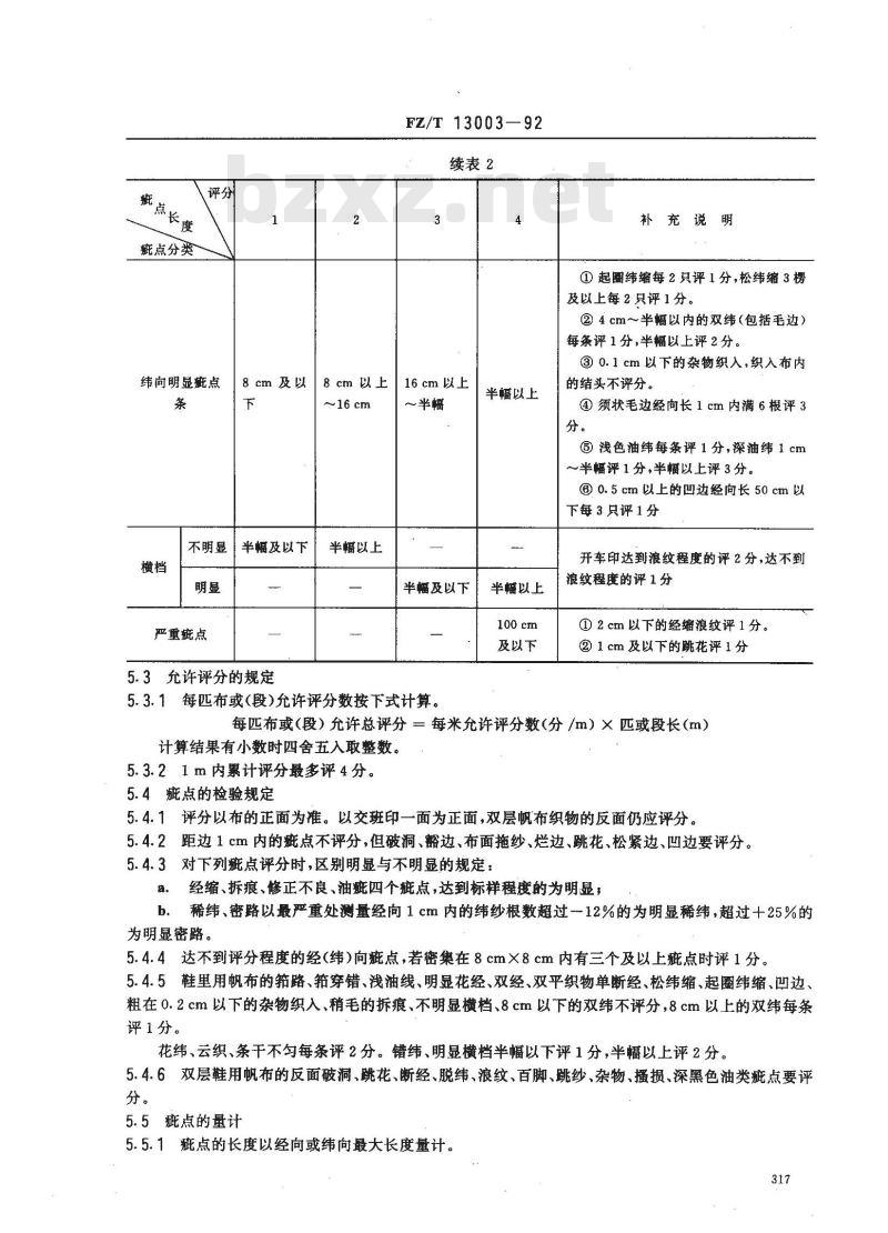 FZ/T 13003-1992 鞋用棉本色帆布