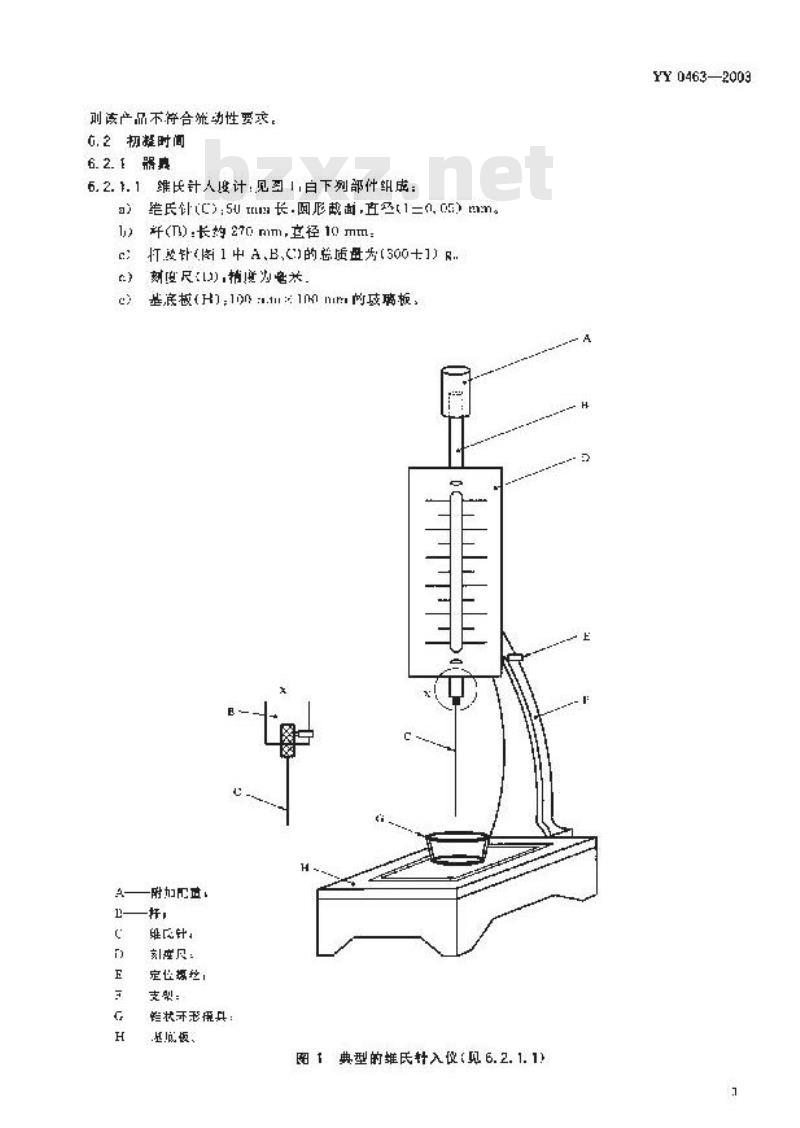 YY 0463-2003 牙科磷酸盐铸造包埋材料