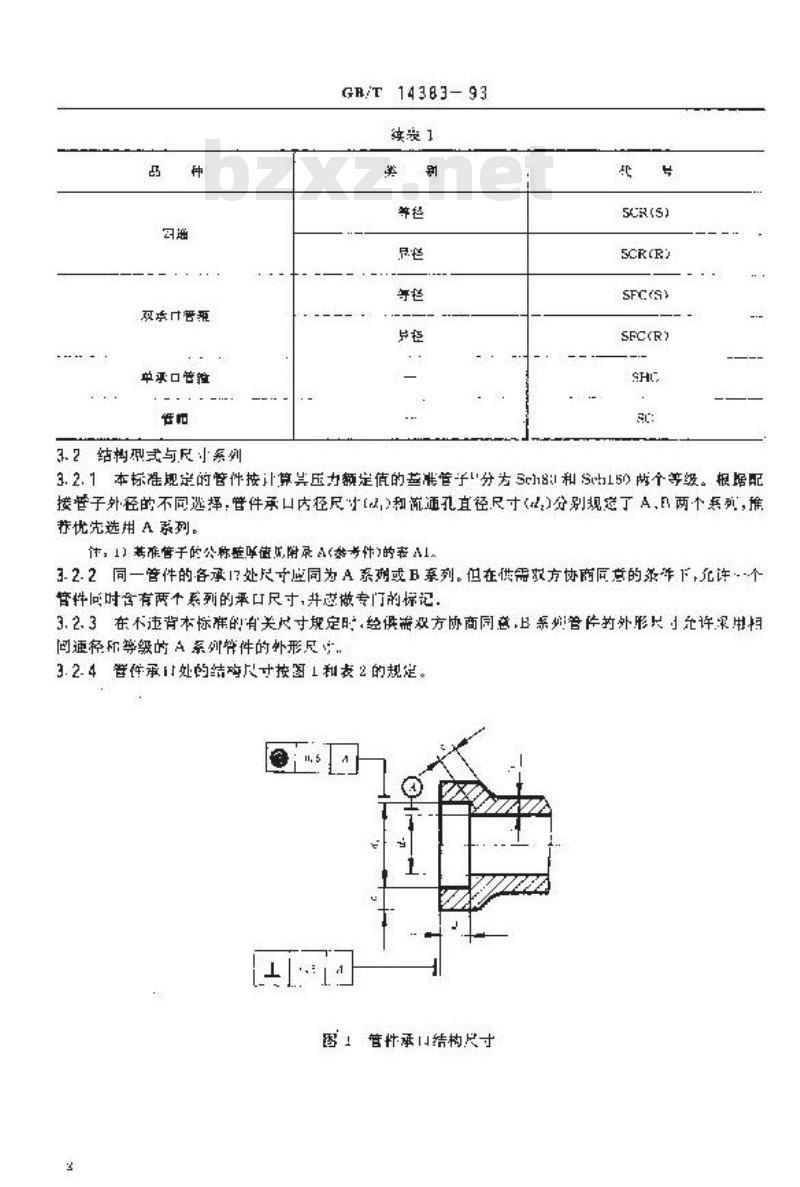 GB/T 14383-1993 锻钢制承插焊管件
